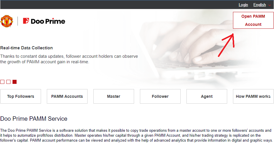 如何在 Doo PAMM 开设 PAMM 账户？